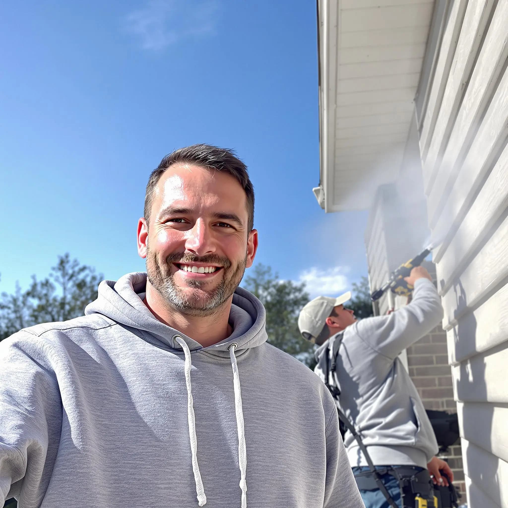 The Akron Power Washing team.